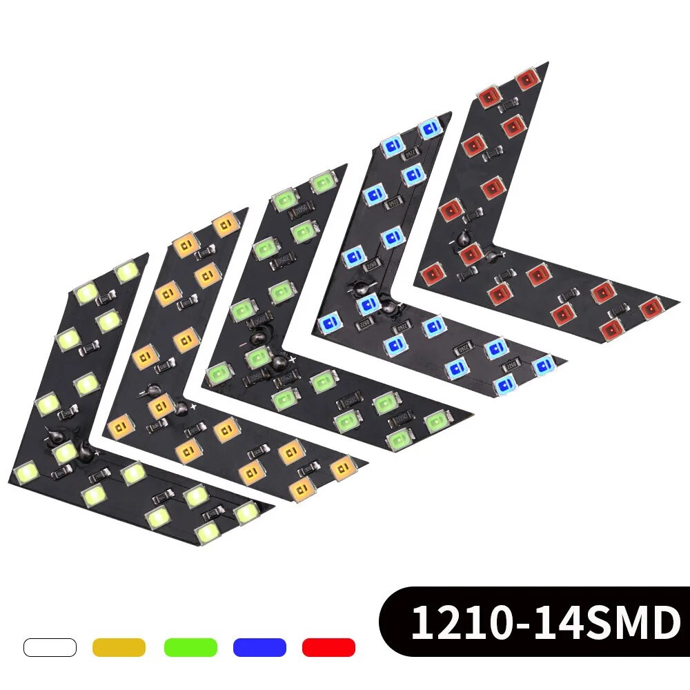 2 unids/lote 14 33 SMD Panel de flechas LED para espejo retrovisor del coche indicador de señal de giro luz LED para espejo retrovisor de coche Accesorio