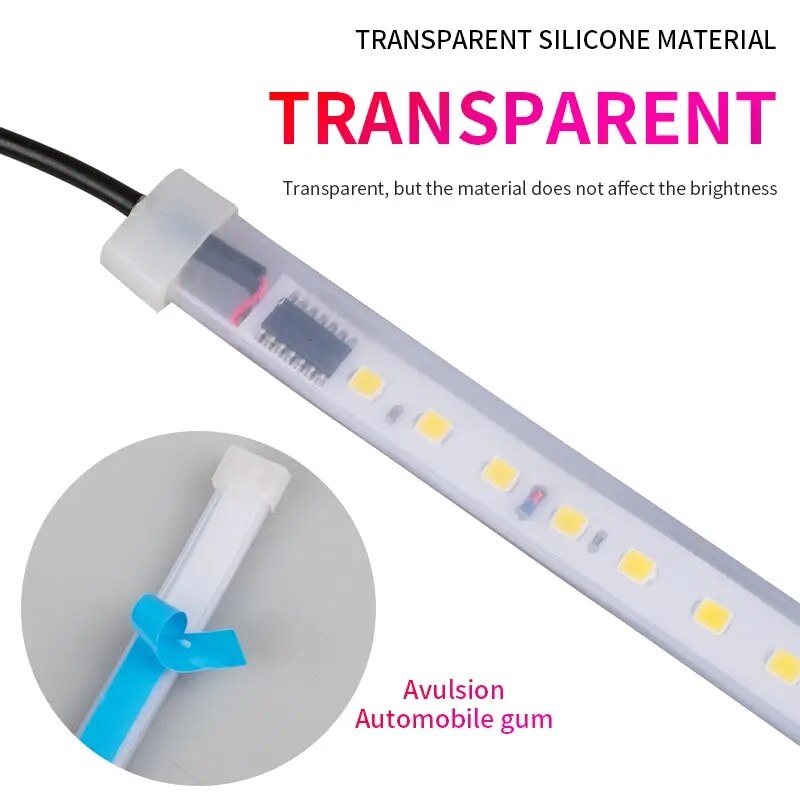2 uds. Tira de luces LED de ambiente de advertencia para apertura de puerta de coche, decoración de bienvenida, lámpara ambiental, accesorios de seguridad de 12v, 120cm, Accesorio