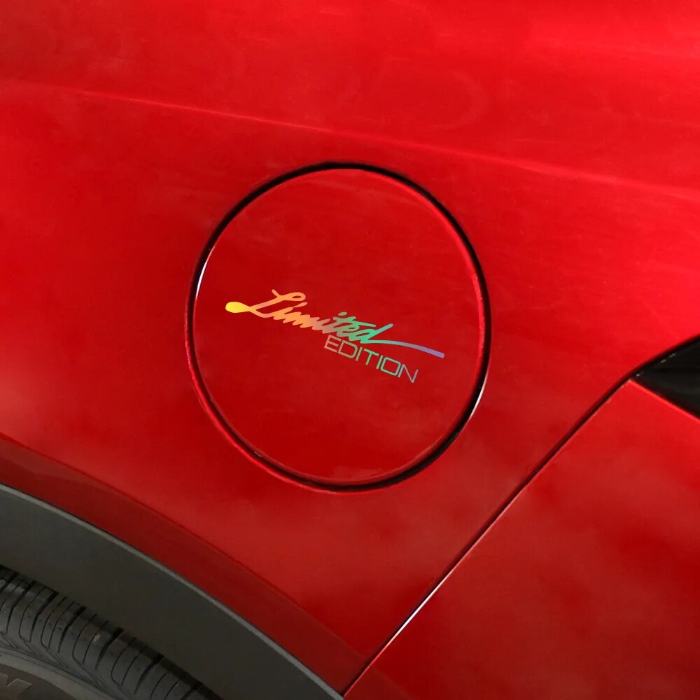 Divertidas pegatinas adhesivas para coche y motocicleta de edición limitada. Accesorio