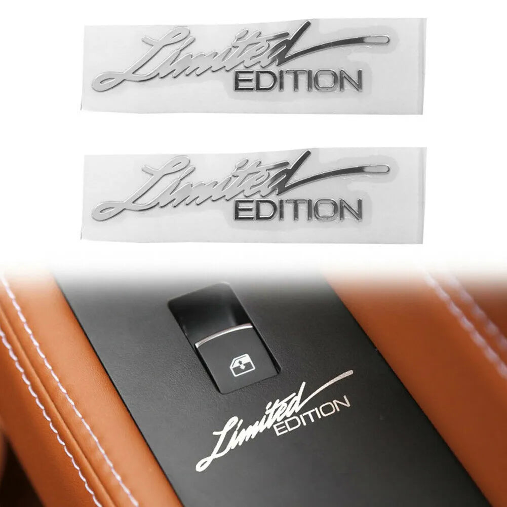 2 uds edición limitada pegatina de Metal 3D emblema de Metal insignia motocicleta calcomanías de automóvil decoración de estilo de coche Accesorio