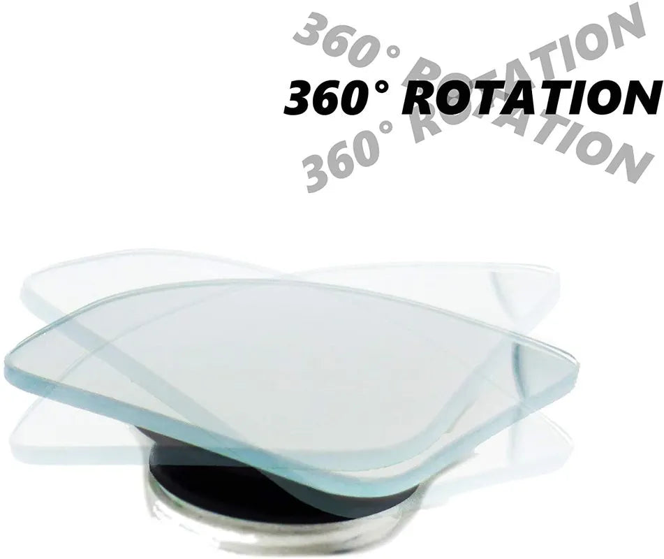 2 uds. Espejo retrovisor auxiliar sin marco para coche, espejo de punto ciego para motocicleta, espejos pequeños ajustables de gran angular Universal, Accesorio