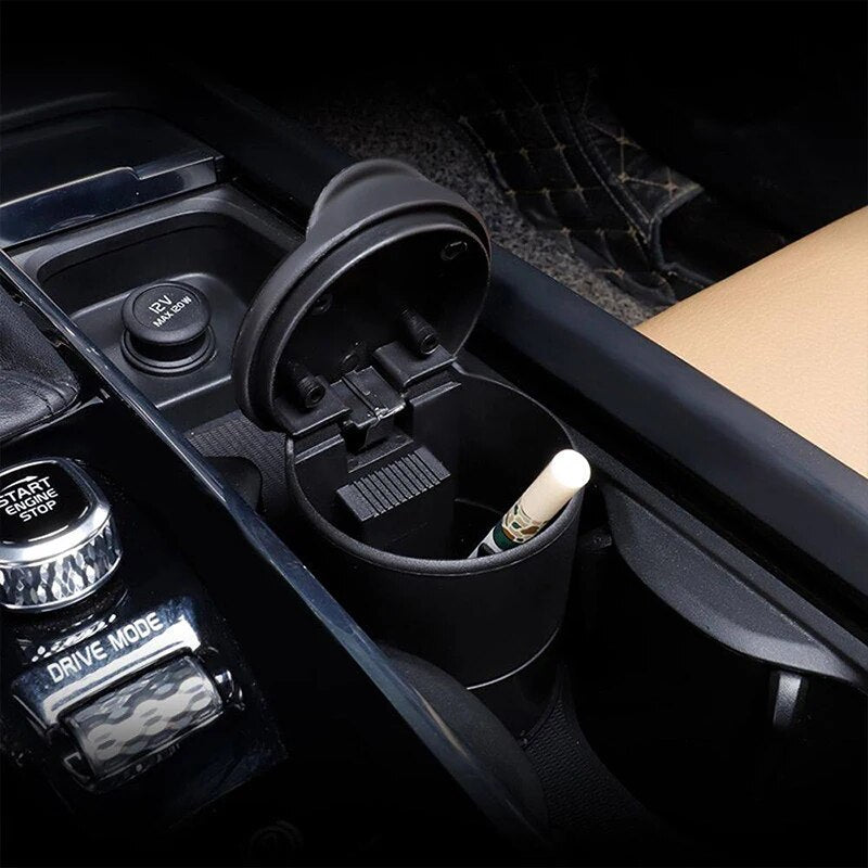 Cenicero LED portátil para coche, Cenicero Universal para coche, cenicero, taza, decoración Interior del coche, accesorios para el Interior, 7x7x11cm