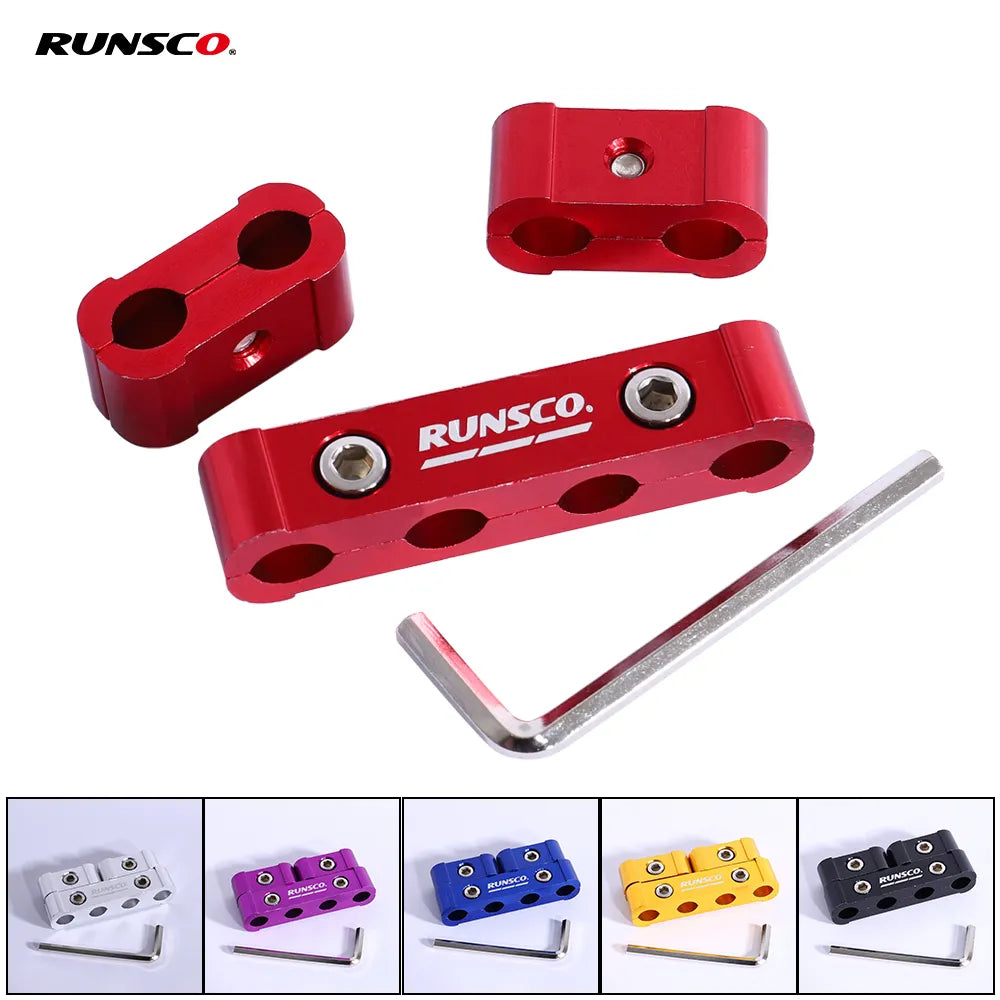 3Pcs/Set Car Spark Plug Electrical Cable Clamp Line Separator 8MM/9MM/10MM Ignition Wire Clip Automobile Decoration Accessories