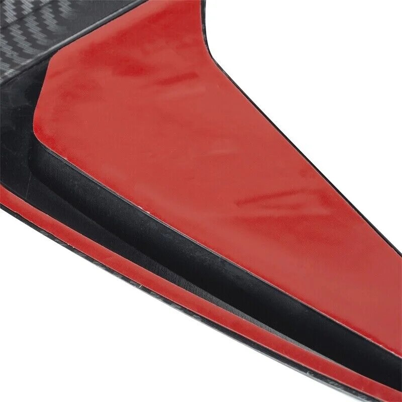 2 uds. Guardabarros de flujo de aire lateral para coche, pegatina de entrada de aire, simulación de salida de aire de tiburón, decoración Exterior, plástico ABS, Accesorio