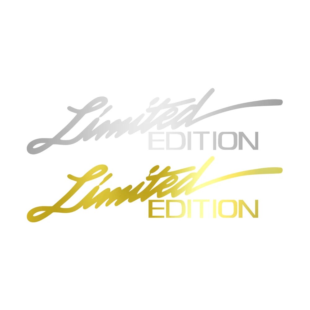 2 uds edición limitada pegatina de Metal 3D emblema de Metal insignia motocicleta calcomanías de automóvil decoración de estilo de coche Accesorio
