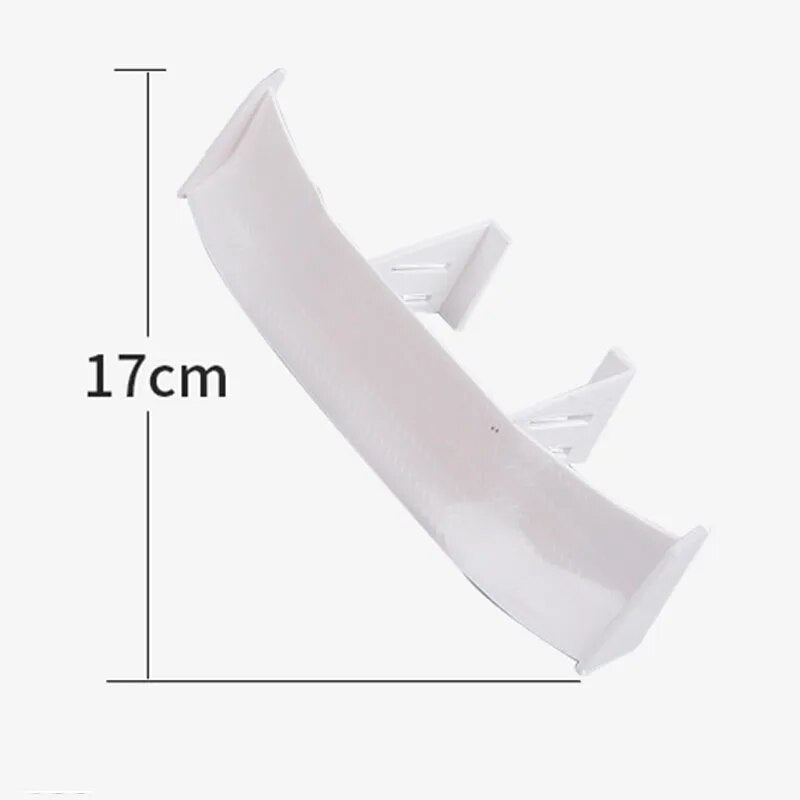 Mini alerón Universal para coche, ala trasera de fibra de carbono con aspecto ABS, minialas traseras modificadas, modelo de decoración de estilo automático. Accesorio