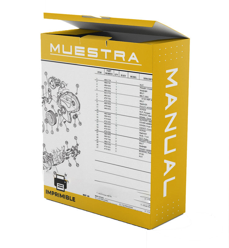 Manual Exploded Lexus Ct200h 2010 - 2016 Spanish