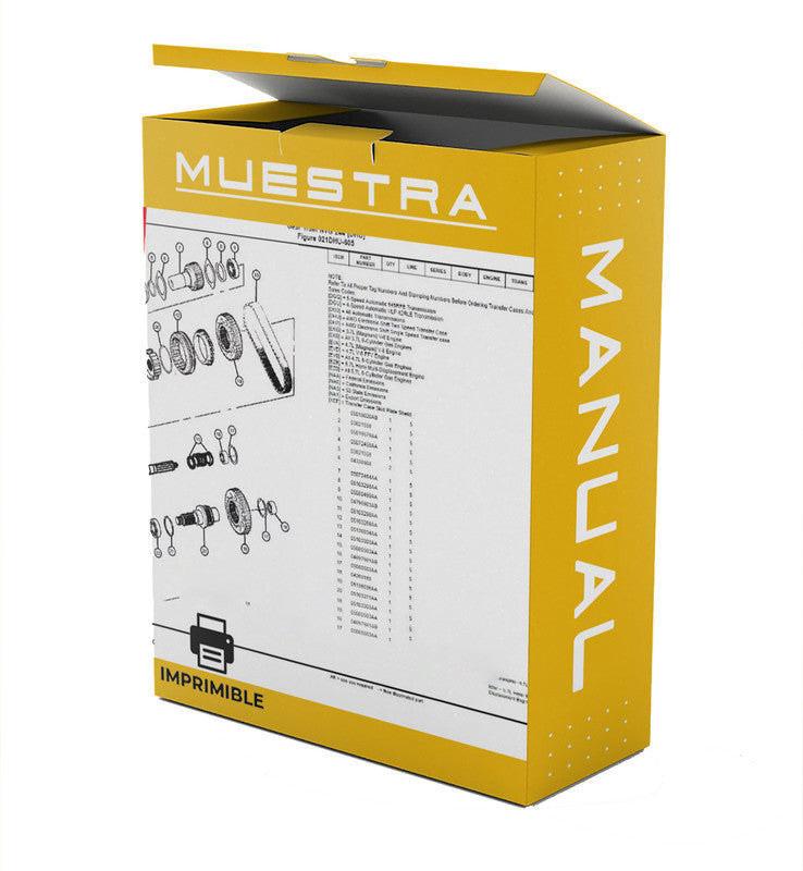 Manual Despiece Toyota Daihatsu terios 2006 - 2012 Español