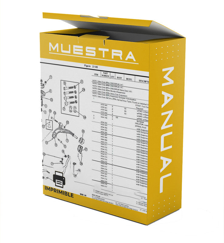 Manual Despiece Eagle Vista 1995 - 1996