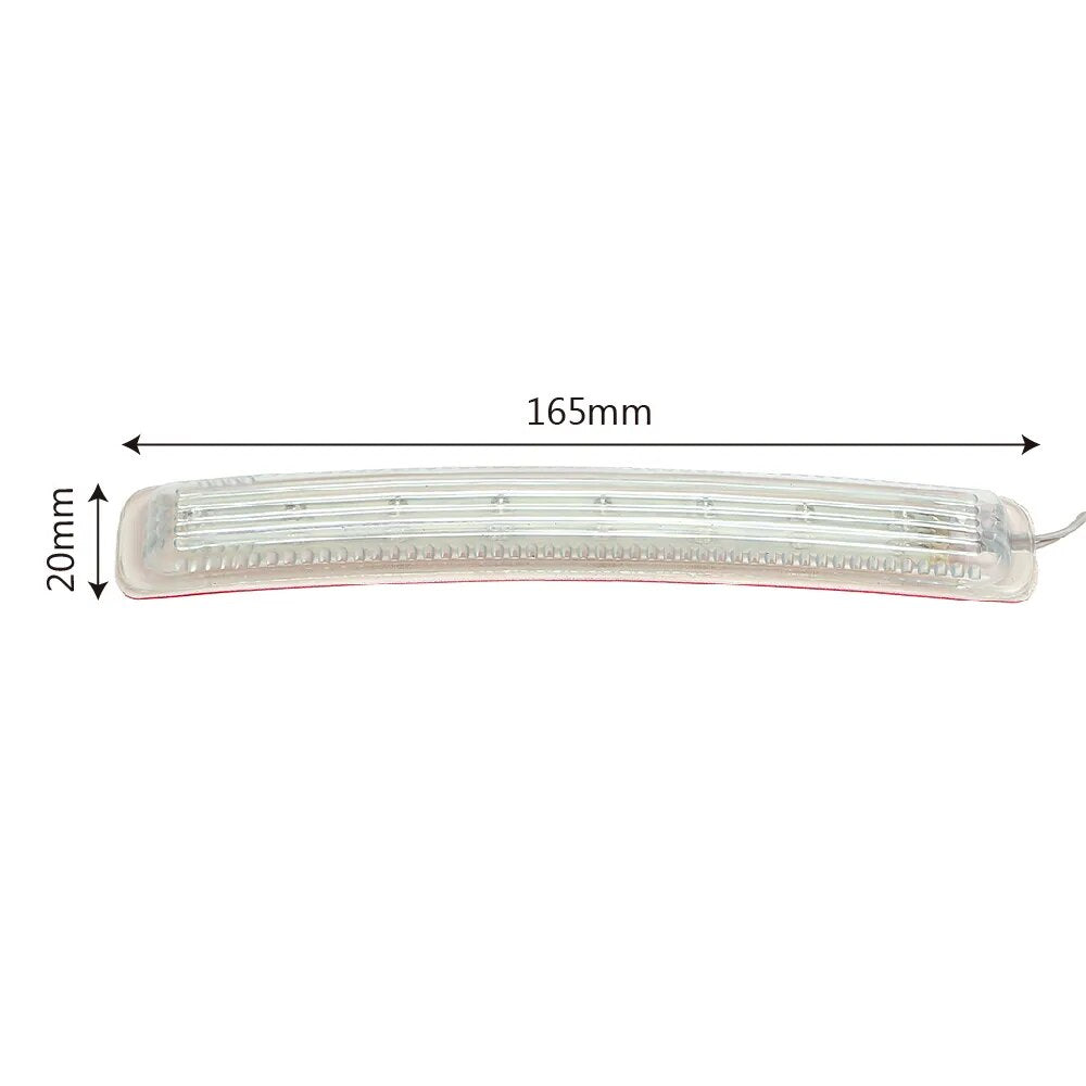 Luces de espejo retrovisor del coche de 12V, lámparas de señal de giro, tiras LED, indicador lateral, lateral, todoterreno, 4x4, accesorios automotrices