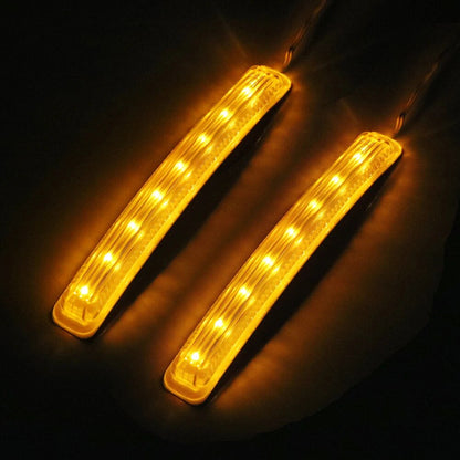 12V Car Rearview Mirror Lights Turn Signal Lamps LED Strips Side Marker Lights Offroad 4x4 Automotive Accessories