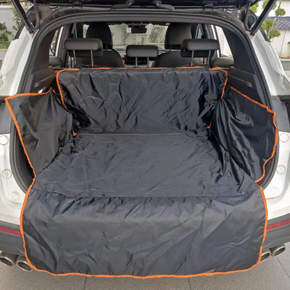 SUV Cargo Liner: Waterproof trunk seat cover for rear cargo area, universal fit. Accessory