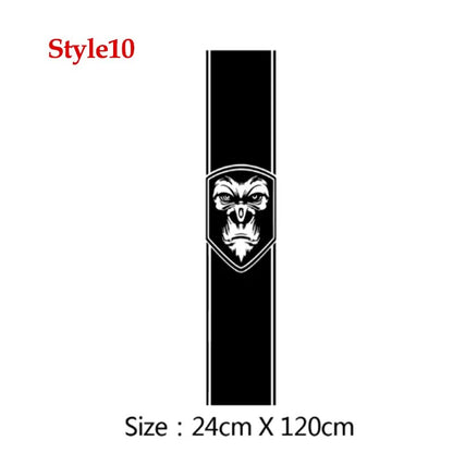 Car Hood Sticker Custom Stripes Stickers Car Modified Body Sticker Car Decoration Accessories Covering Film