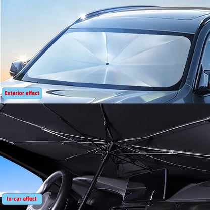 Parasol para coche, sombrilla protectora para coche, sombrilla de verano, accesorios de protección para parabrisas Interior, sombreado automático