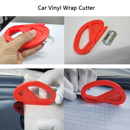 Car Wrapping Tools Kit Vinyl Scraper Film Cutter Vinyl Squeegees Plastic Wrapping Tool Window Tinting Tools Car Accessories