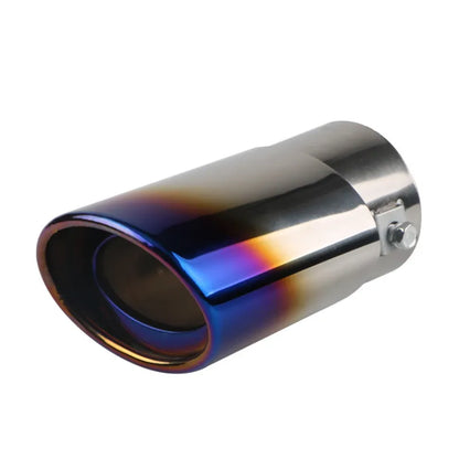 Universal Car Exhaust Muffler Tip Stainless Steel Round Chrome Rear Exhaust Pipe Tail Muffler Tip Pipe Accessory