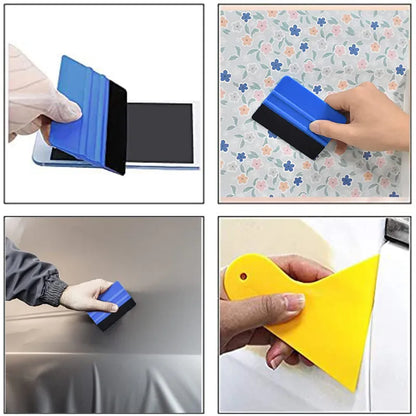 Car Wrapping Tools Kit Vinyl Scraper Film Cutter Vinyl Squeegees Plastic Wrapping Tool Window Tinting Tools Car Accessories