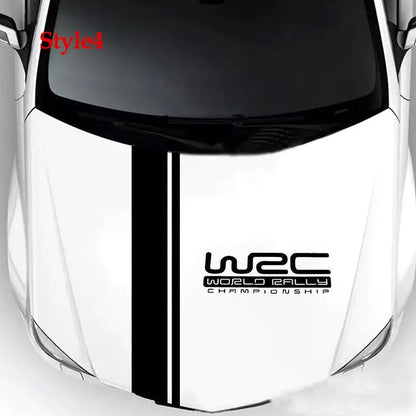 Car Hood Sticker Custom Stripes Stickers Car Modified Body Sticker Car Decoration Accessories Covering Film