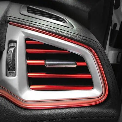 1/3/5M Car Decorative Molding Flexible Strips Car Interior Moldings Cover Trim Dashboard Door Universal Styling. Accessory