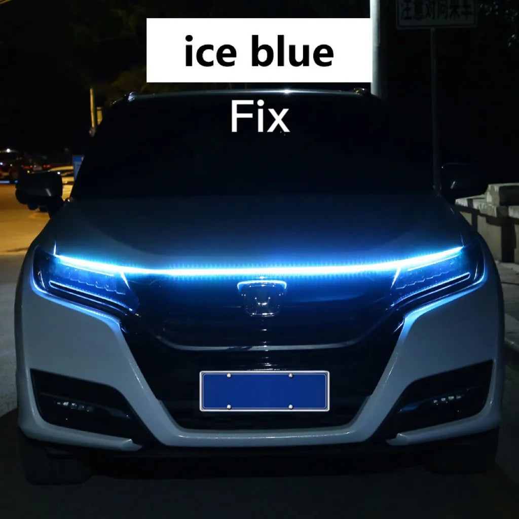 Car Hood LED Decorative Light Strip with Start Scan Meteor Car