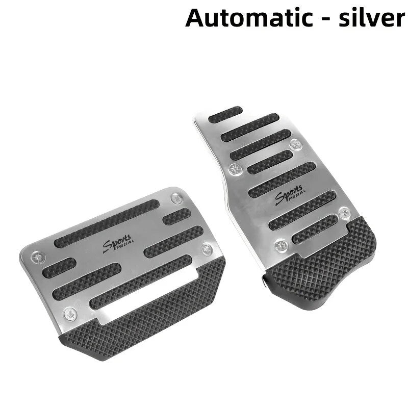 Universal Aluminum Manual Series Non-Slip Car Pedal Cover Kit Red/Blue –  MANUAL TALLER
