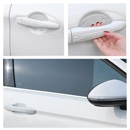 Car Door Anti-collision Transparent Guard Bar Stickers Side Edge Guards Cover Protective Strip. Accessory