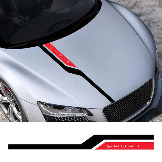 Car Hood Bonnet Sticker Sport Graphics Decal for Car Decoration. Accessory