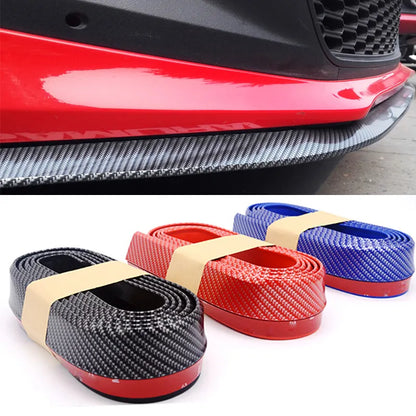 2.5m Car Protector Front Bumper Lip Splitter Car Sticker Body Kit Spoiler Bumper Double Color Rubber Car Styling Accessory Accessory