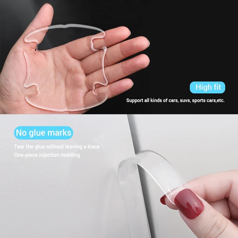 Car Door Anti-collision Transparent Guard Bar Stickers Side Edge Guards Cover Protective Strip. Accessory