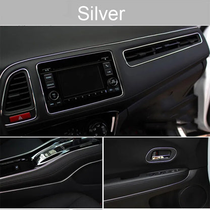 1/3/5M Car Decorative Molding Flexible Strips Car Interior Moldings Cover Trim Dashboard Door Universal Styling. Accessory