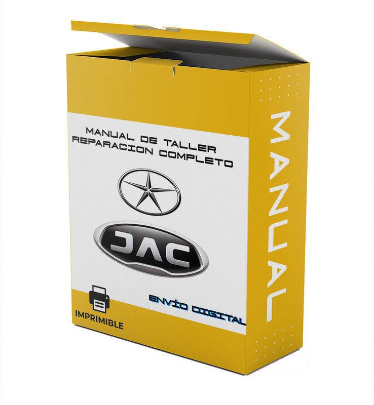 Workshop manual Jac S2 2015 - 2019 Spanish Workshop manual