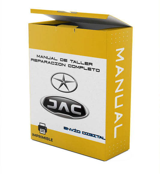 Workshop manual Jac Refine S2 2019 Manual Workshop Spanish