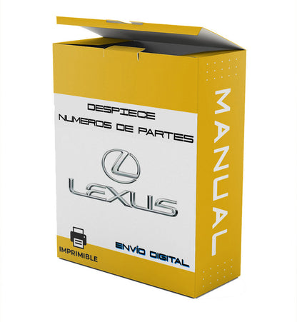 Exploded Manual LEXUS NX SERIES 2014 - 2020 Spanish