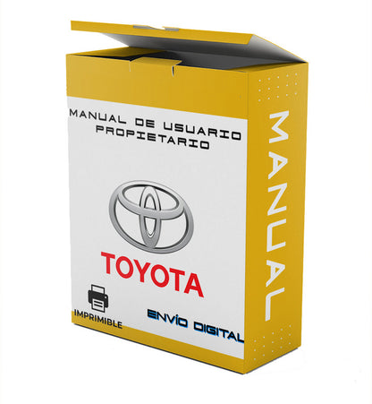 User Manual Toyota Prius 2018 Spanish