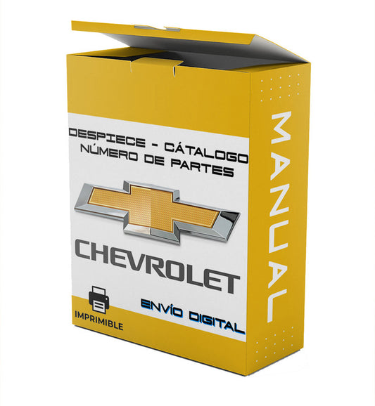 Parts Catalog MANUAL Chevrolet Luv Dmax Exploded view NUMBERS